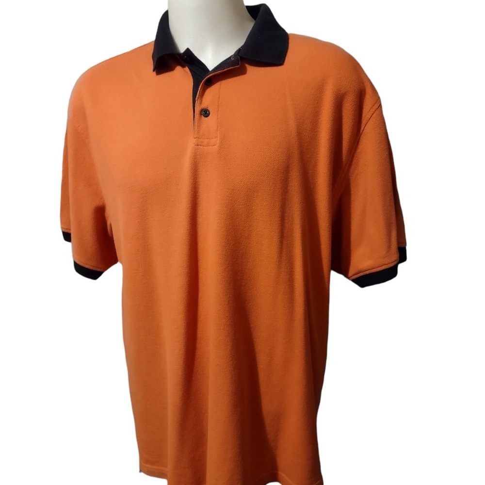 Jos. A. Bank Shirt Men's Size XL Polo Golf Short Sleeve 1/4 Button up Collared